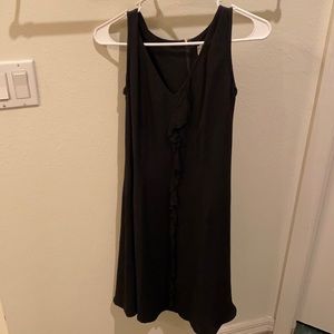 A-line black dress